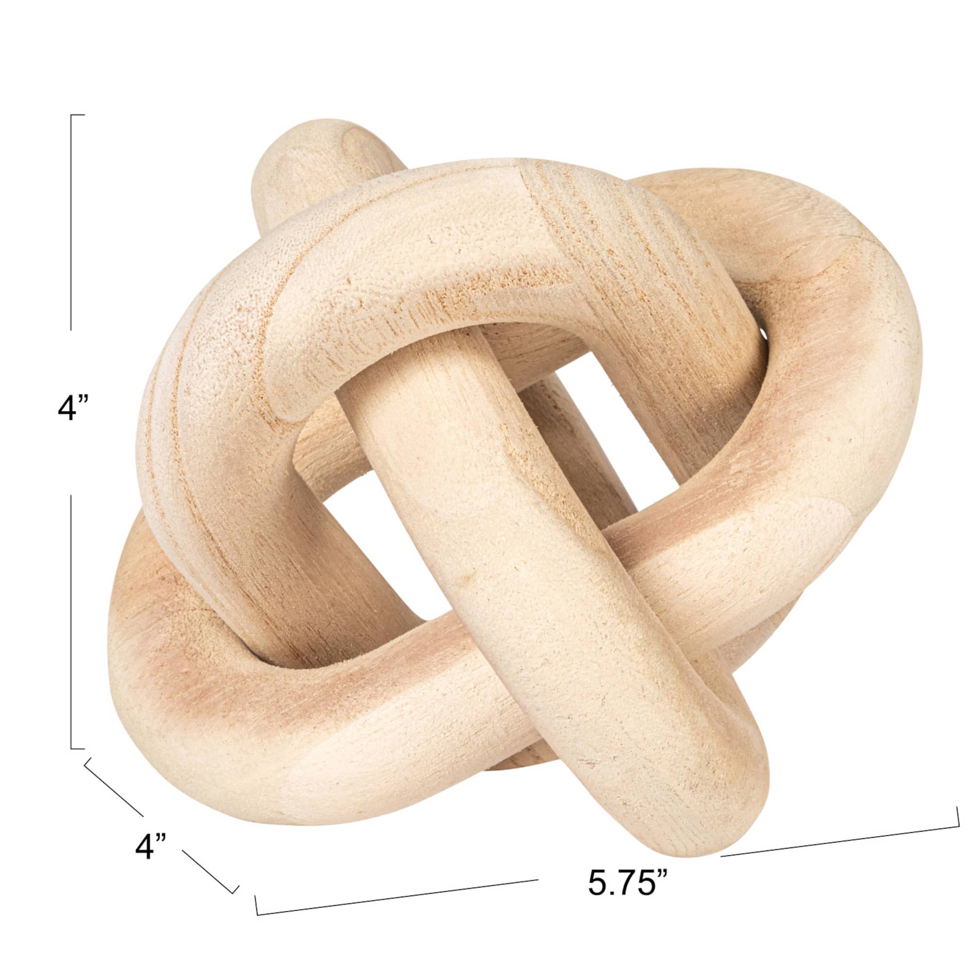 Hello Honey® 5.75" Rustic Pine Wood Chain Link Décor